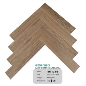 Sàn Gỗ Xương Cá Borneo BN 12-08