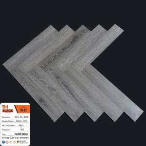 Sàn Gỗ TH Black Cốt Đen Xương Cá TH-C5